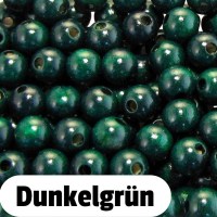 Holzperlen 10mm dunkelgrün